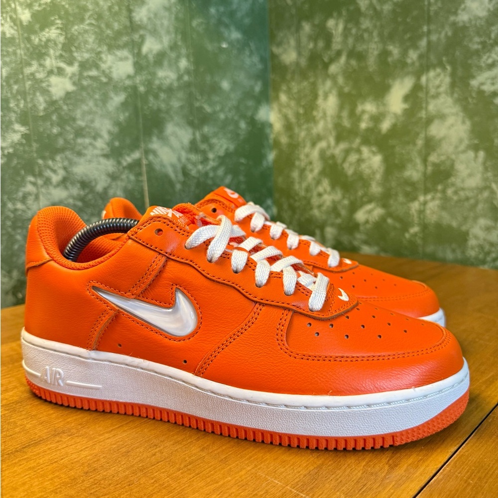 New Nike Air Force 1 Low Retro Jewel Color Of The Month Safety Orange M6.5 W8